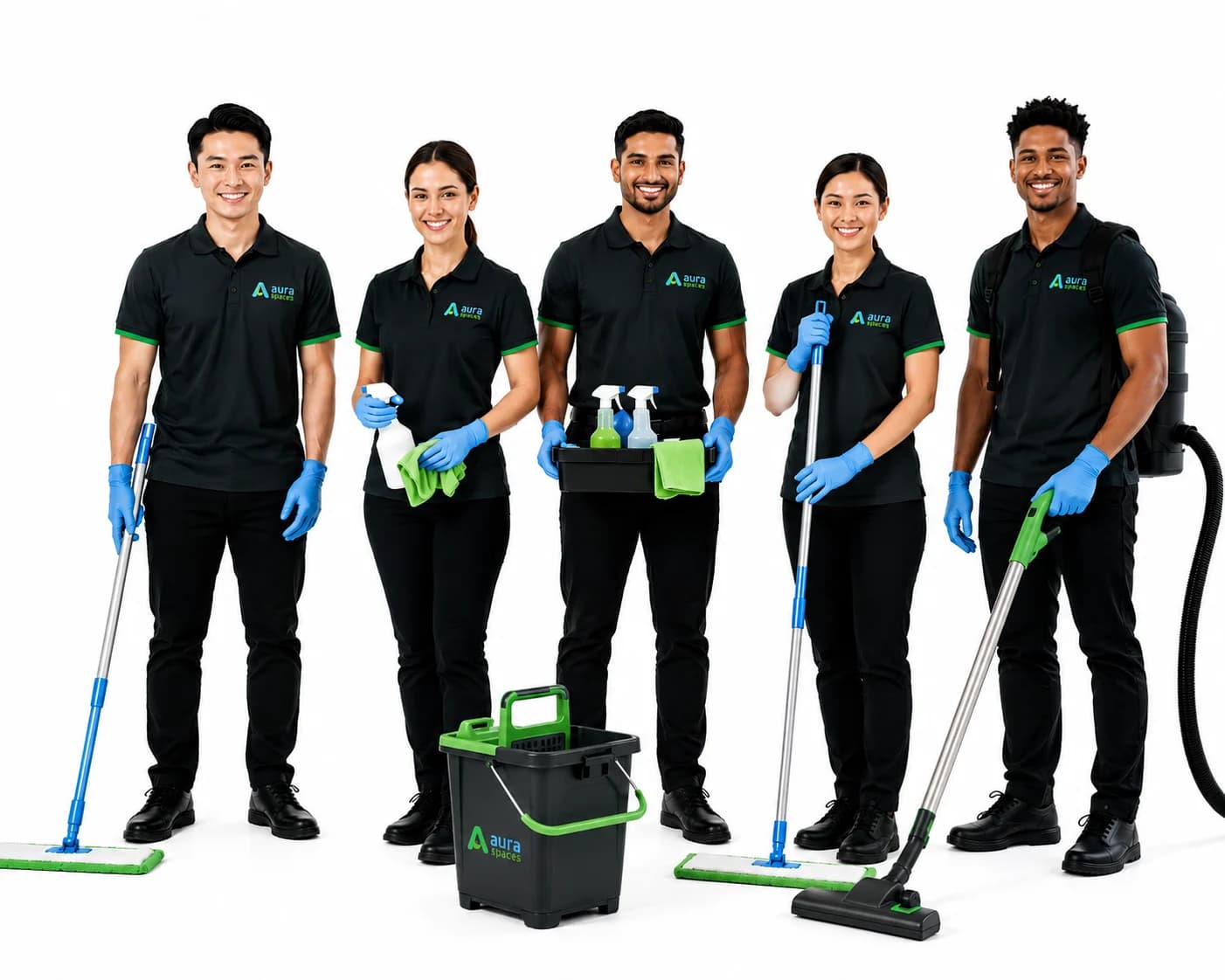 Professional Aura Spaces Cleaning Team